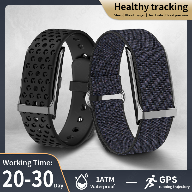 Fall Detection Watch - LIGE Smart Uhr Herzfrequenz Blutdruck Monitor