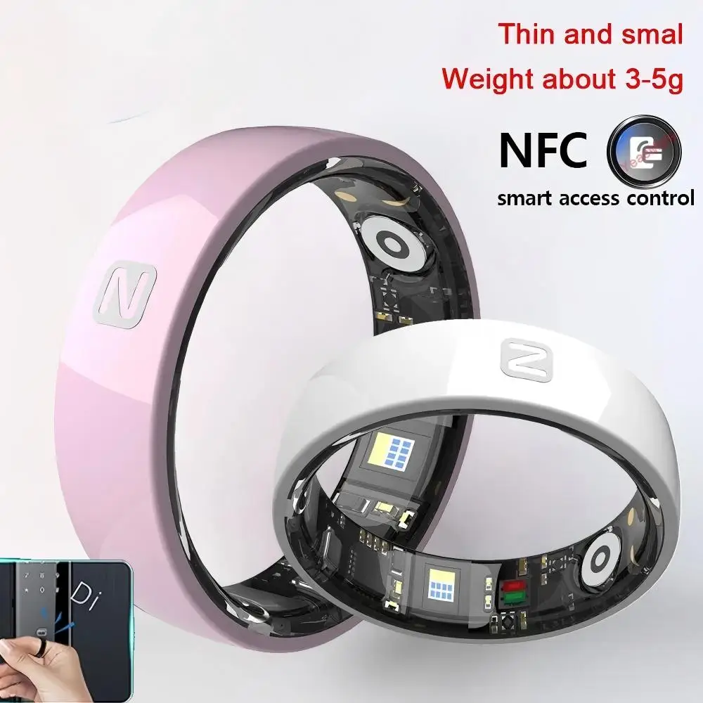 Smart Ring Nfc Pay - NFC-Zugangskontroll-Smartring, multifunktional, 5 ATM wasserdicht, Keramik,
