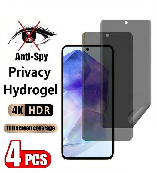 Vivo V40 - 4 Stück Sichtschutz-Hydrogelfolie für Vivo V21
