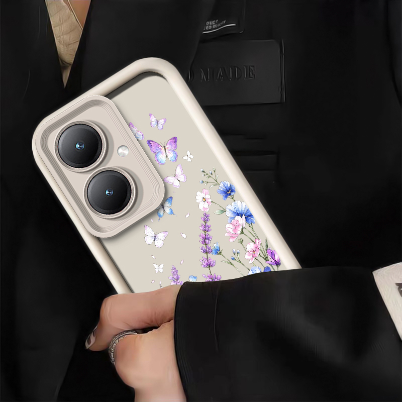 Lavendel-Schmetterlingsmuster- – Vivo Y28 Bewertung und Preis