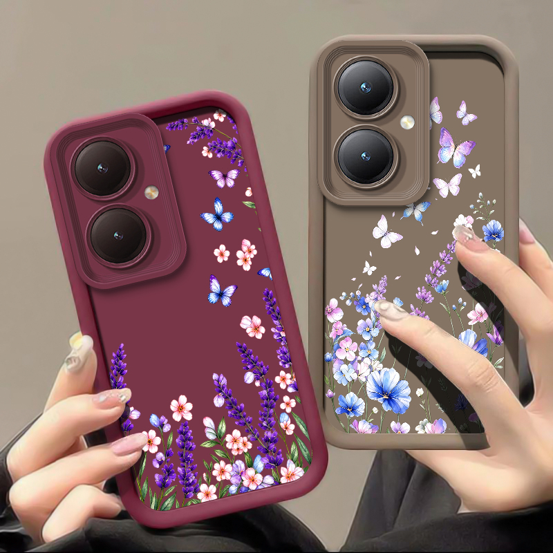 Lavendel-Schmetterlingsmuster- – Vivo Y28 Bewertung und Preis