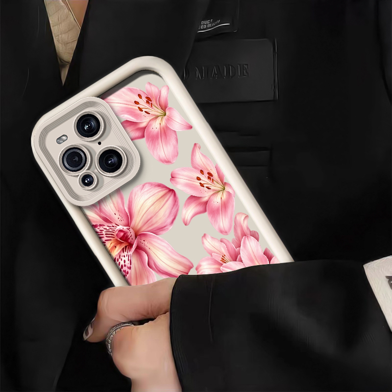 Handyhülle mit rosa Lilienmust – Oppo Find X8 Bewertung und Preis