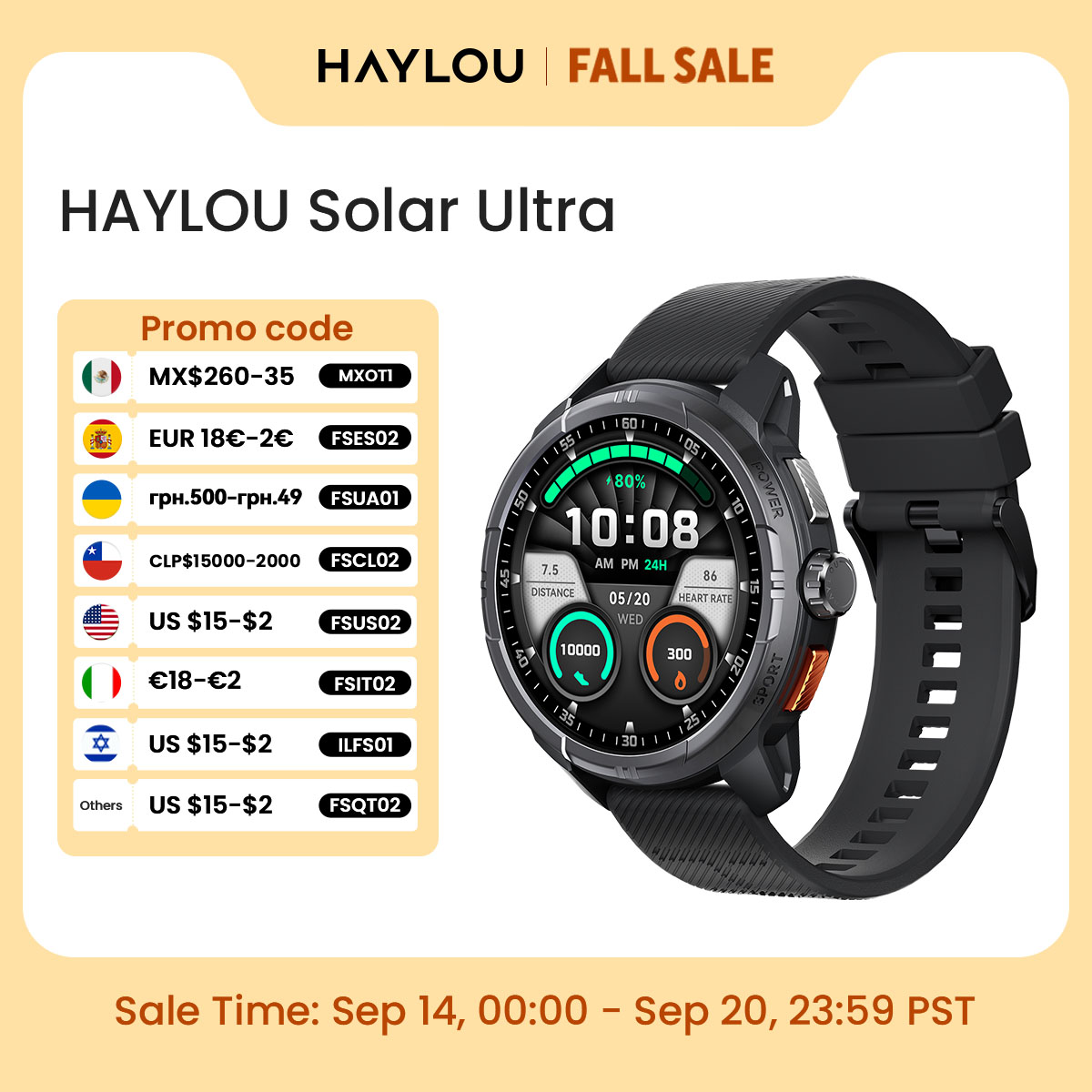 HAYLOU Solar Ultra GPS Smartwa – Fall Detection Watch Bewertung und Preis
